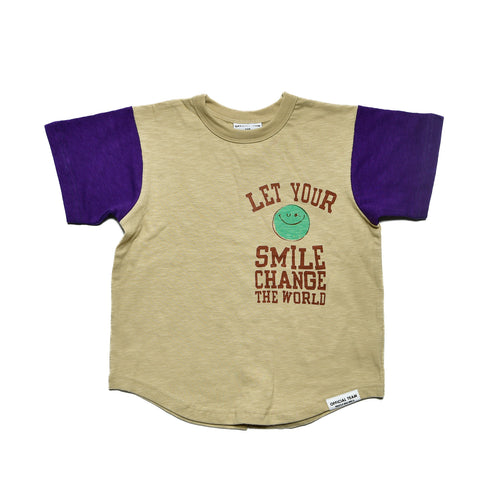 【オフィシャルチーム】スラブ天竺スマイルロゴTシャツ|S~L|1125252M